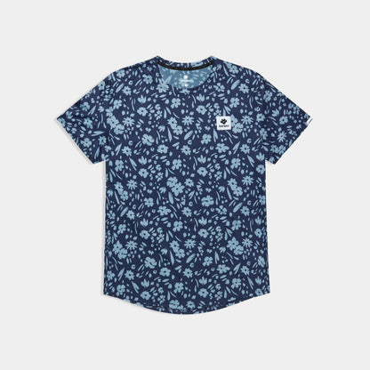 COMBAT T-SHIRT | BLUE FLOWER - SAYSKY