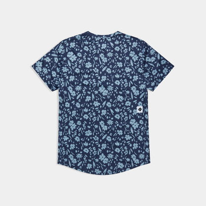 COMBAT T-SHIRT | BLUE FLOWER - SAYSKY