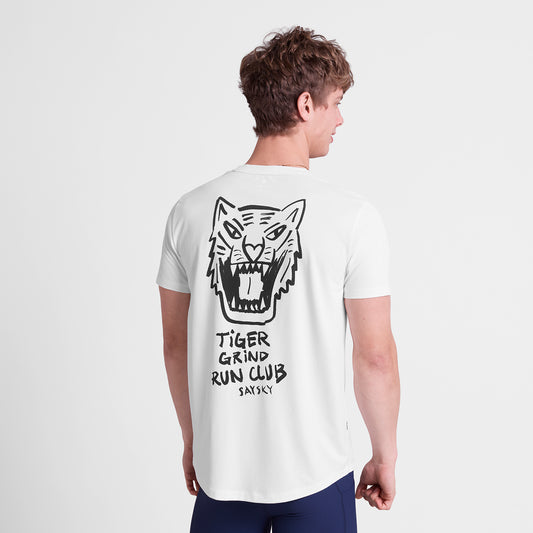 COMBAT T-SHIRT | TIGER GRIND WHITE - SAYSKY