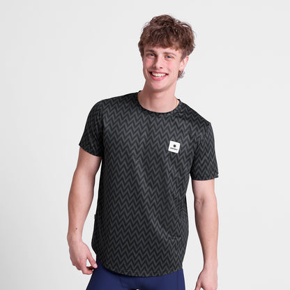COMBAT T-SHIRT | ZIG ZAG BLACK - SAYSKY