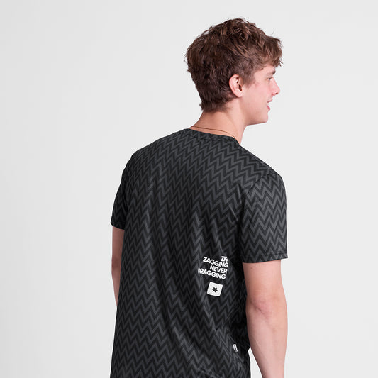 COMBAT T-SHIRT | ZIG ZAG BLACK - SAYSKY