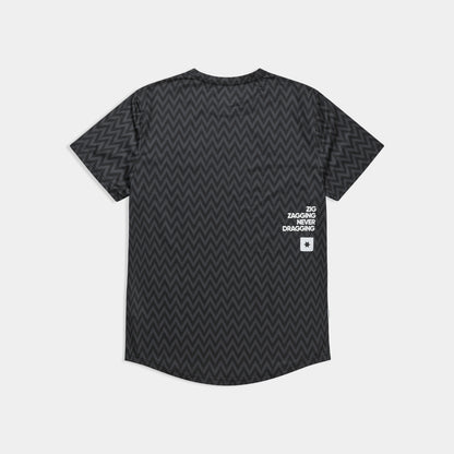 COMBAT T-SHIRT | ZIG ZAG BLACK - SAYSKY