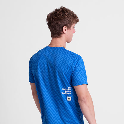 COMBAT T-SHIRT | ZIG ZAG BLUE - SAYSKY
