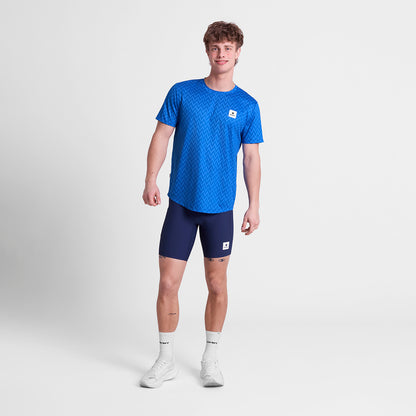 COMBAT T-SHIRT | ZIG ZAG BLUE - SAYSKY
