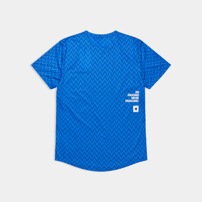 COMBAT T-SHIRT | ZIG ZAG BLUE - SAYSKY
