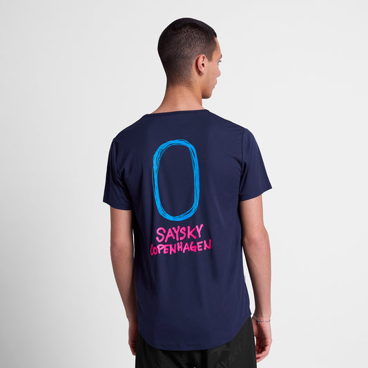 FLOW T-SHIRT | STATEMENT BLUE - SAYSKY