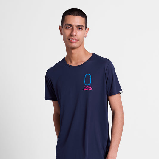 FLOW T-SHIRT | STATEMENT BLUE - SAYSKY