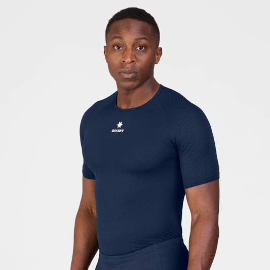 MESH BASELAYER T-SHIRT | BLUE