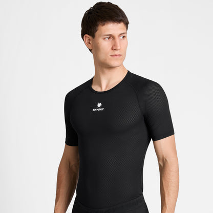 MESH BASELAYER T-SHIRT | BLACK