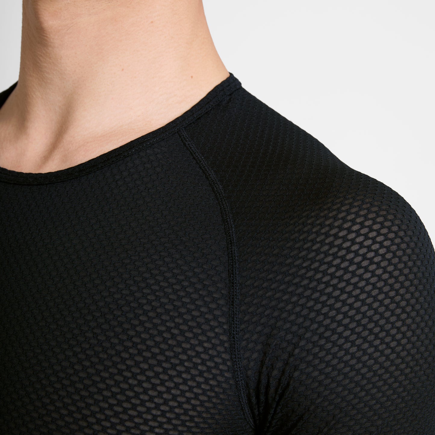 MESH BASELAYER T-SHIRT | BLACK