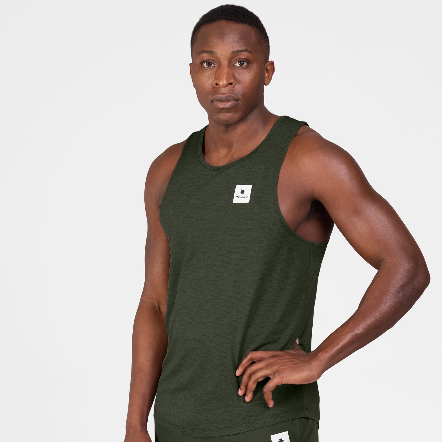 COMBAT PRO SINGLET CLEAN | GREEN - SAYSKY