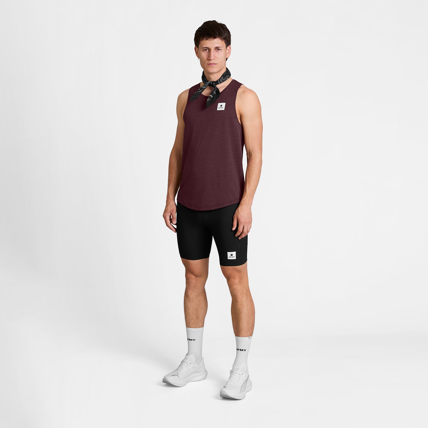 COMBAT PRO SINGLET CLEAN | BURGUNDY
