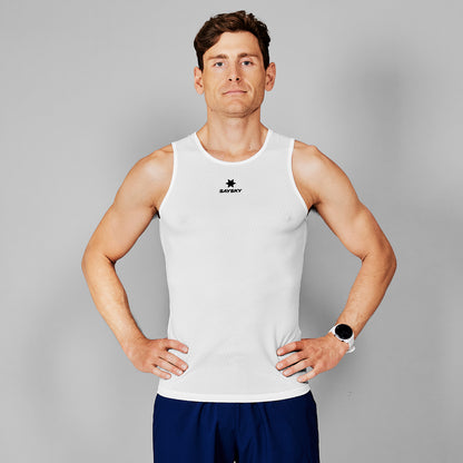 MESH BASELAYER SINGLET | WHITE - SAYSKY