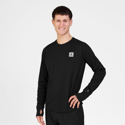 FLOW LONGSLEEVE | BLACK - SAYSKY