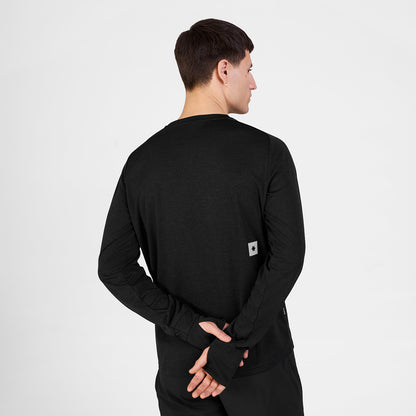 FLOW LONGSLEEVE | BLACK - SAYSKY