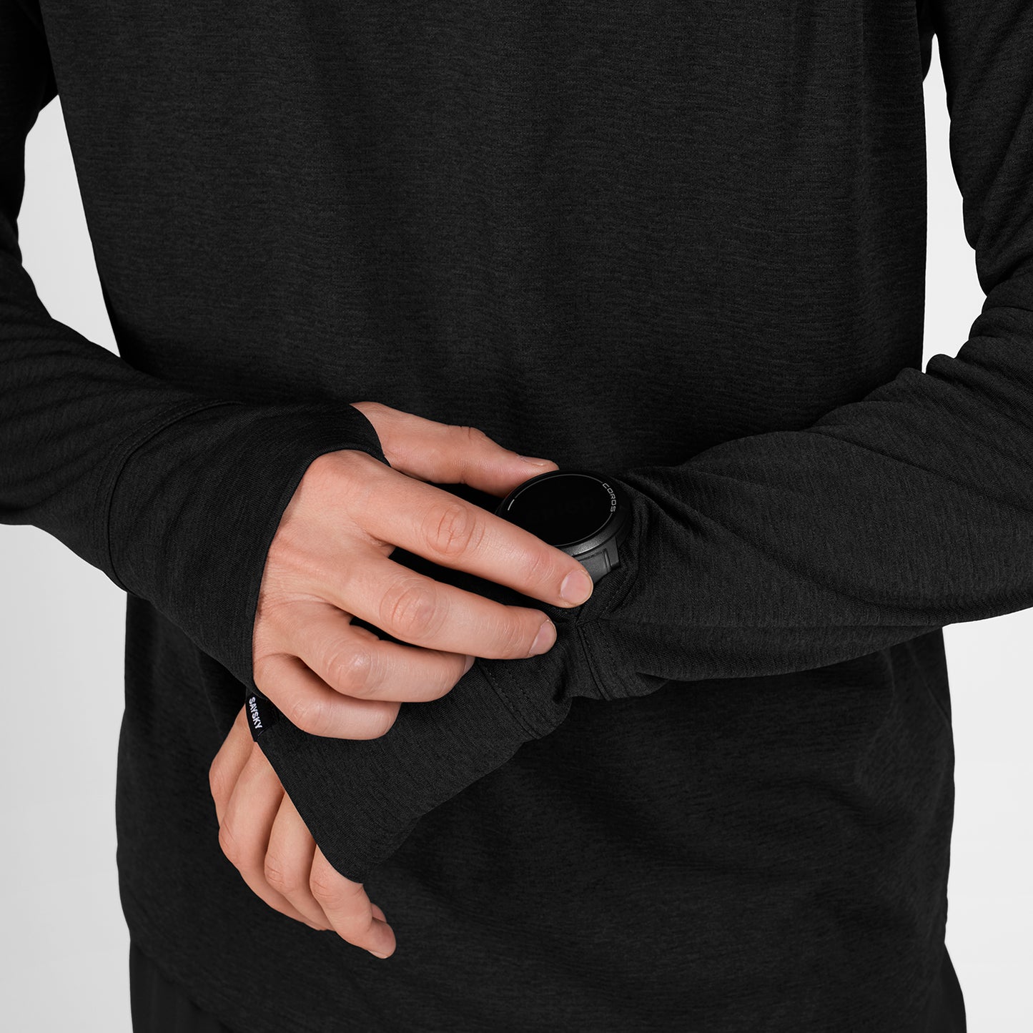 FLOW LONGSLEEVE | BLACK - SAYSKY
