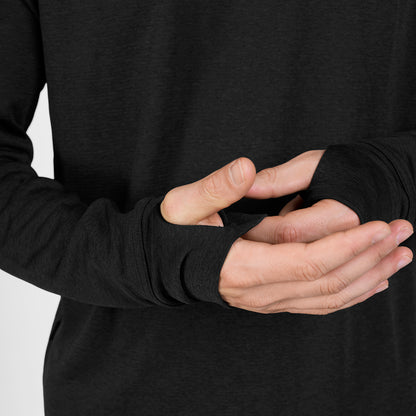 FLOW LONGSLEEVE | BLACK - SAYSKY