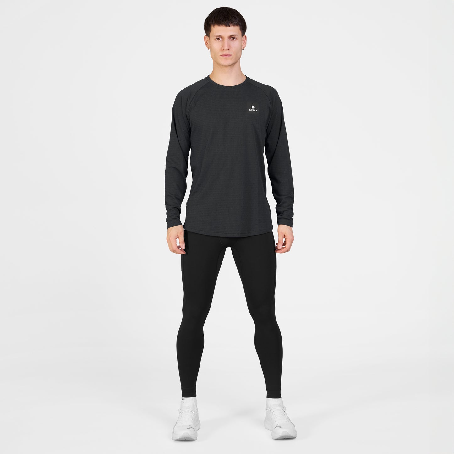 BLAZE LONGSLEEVE FLEECE | BLACK - SAYSKY