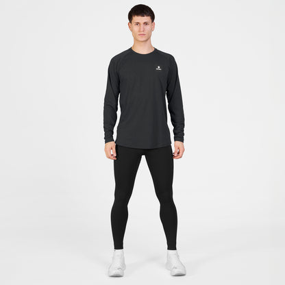 BLAZE LONGSLEEVE FLEECE | BLACK - SAYSKY
