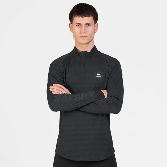 BLAZE HALF-ZIP FLEECE | BLACK - SAYSKY