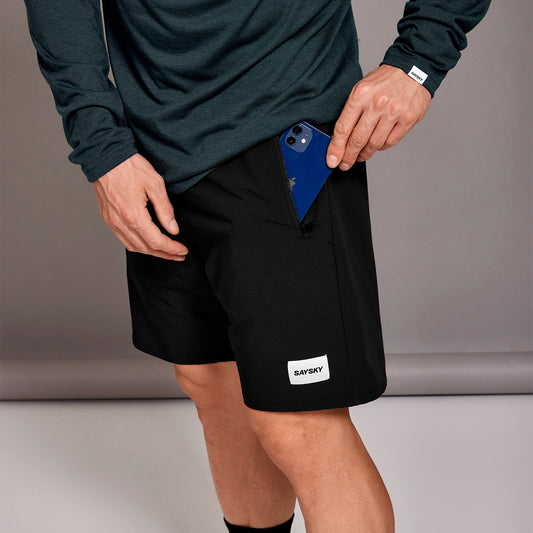 MOTION SHORTS 8" | BLACK - SAYSKY