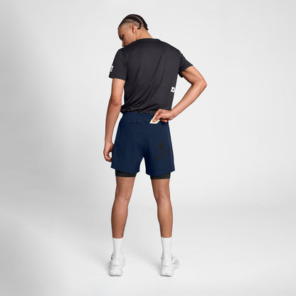 PACE 2 IN 1 SHORTS 5" | BLUE - SAYSKY
