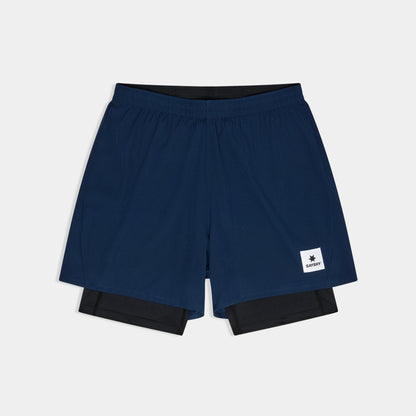 PACE 2 IN 1 SHORTS 5" | BLUE - SAYSKY