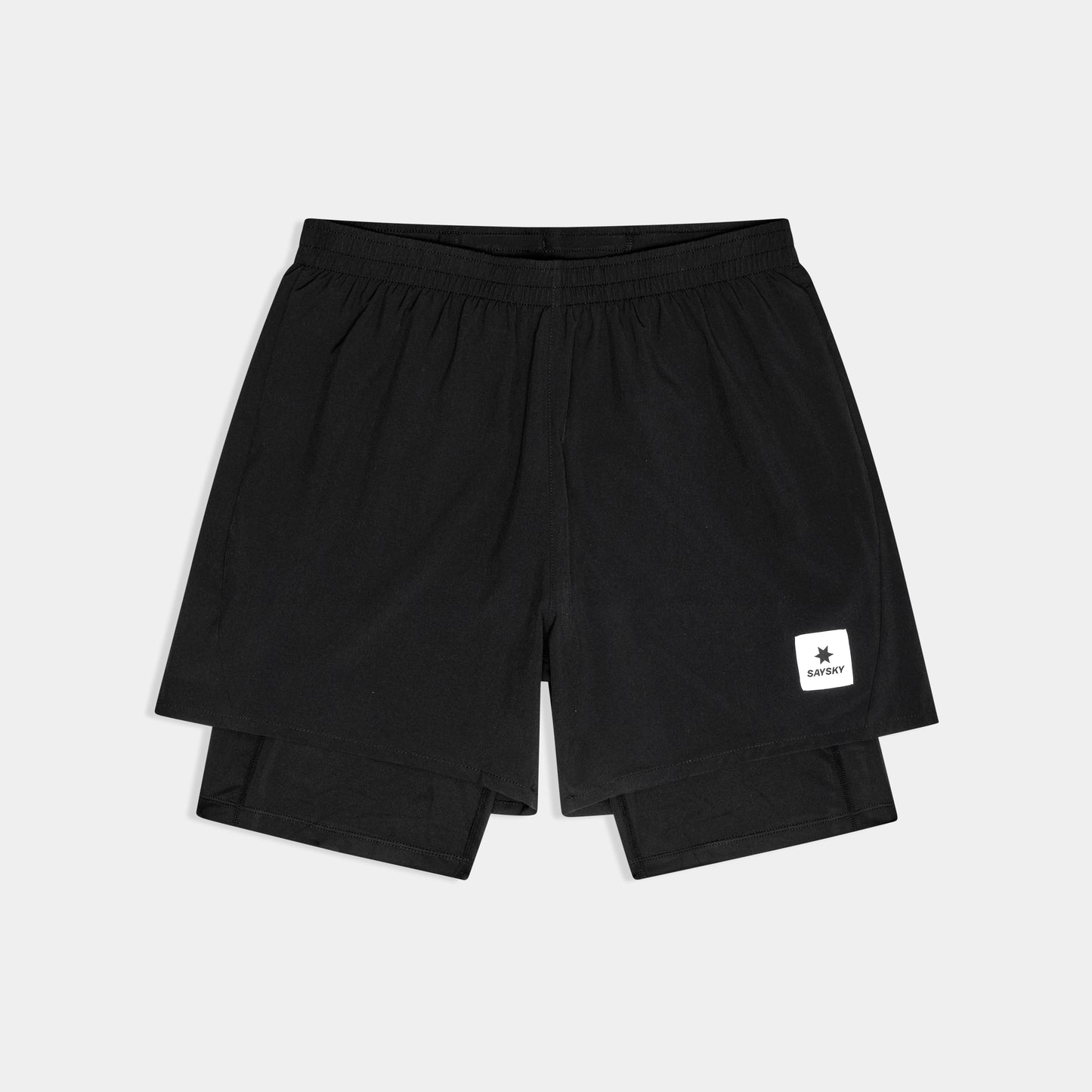PACE 2 IN 1 SHORTS 5" | BLACK - SAYSKY