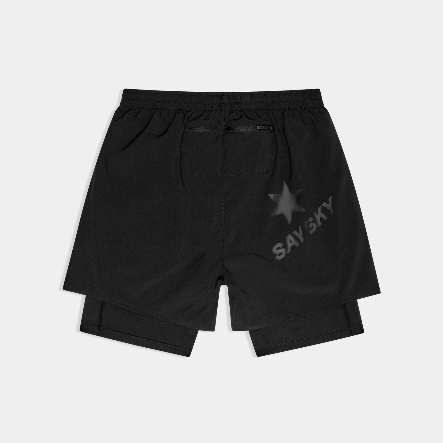 PACE 2 IN 1 SHORTS 5" | BLACK - SAYSKY