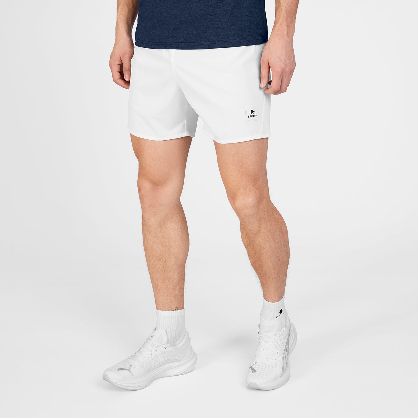 PACE SHORTS 5" | WHITE - SAYSKY