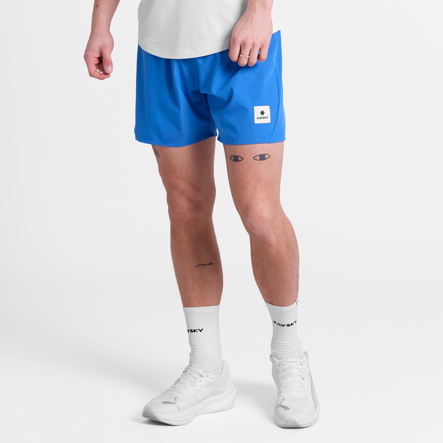 PACE SHORTS 5" | LIGHT BLUE - SAYSKY