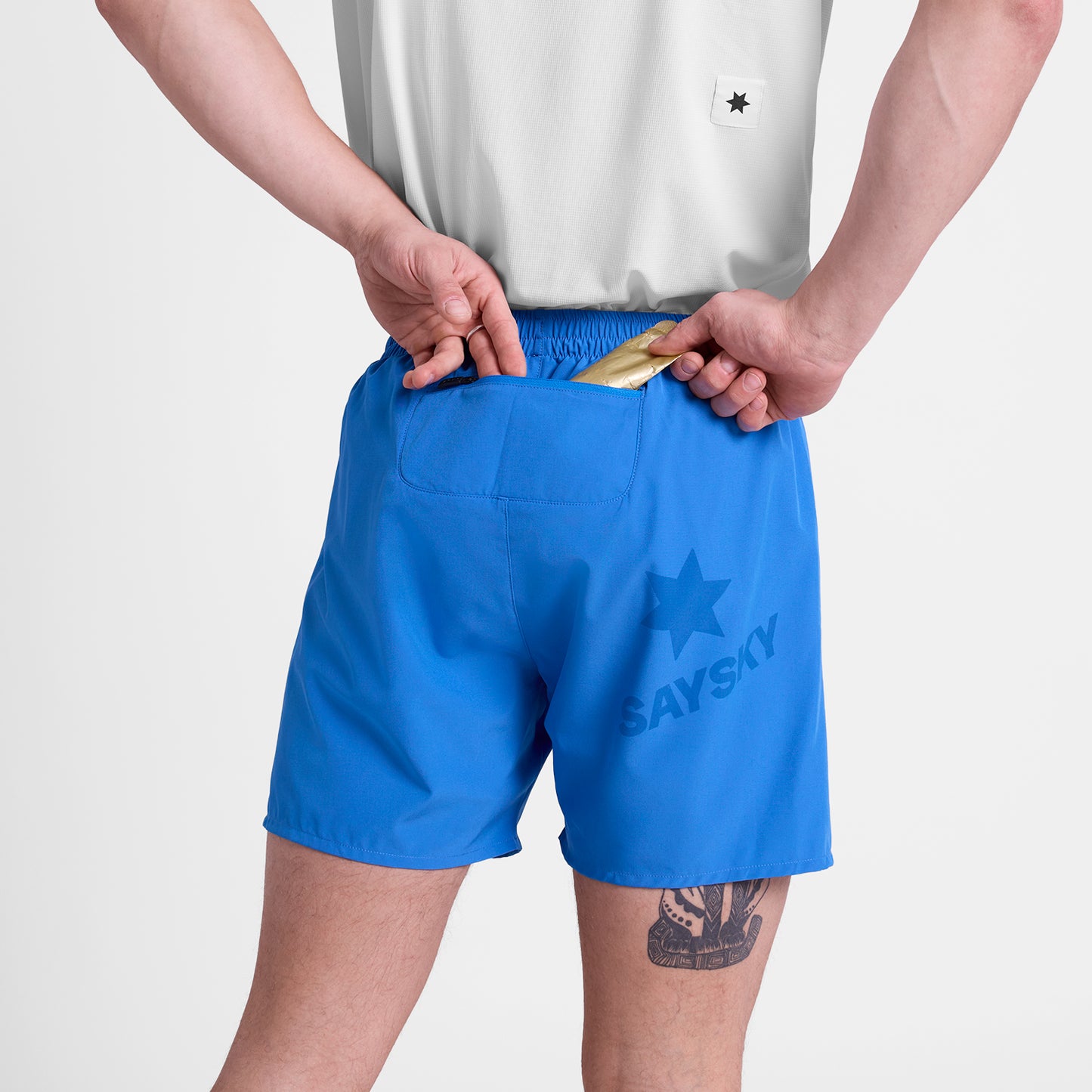 PACE SHORTS 5" | LIGHT BLUE - SAYSKY