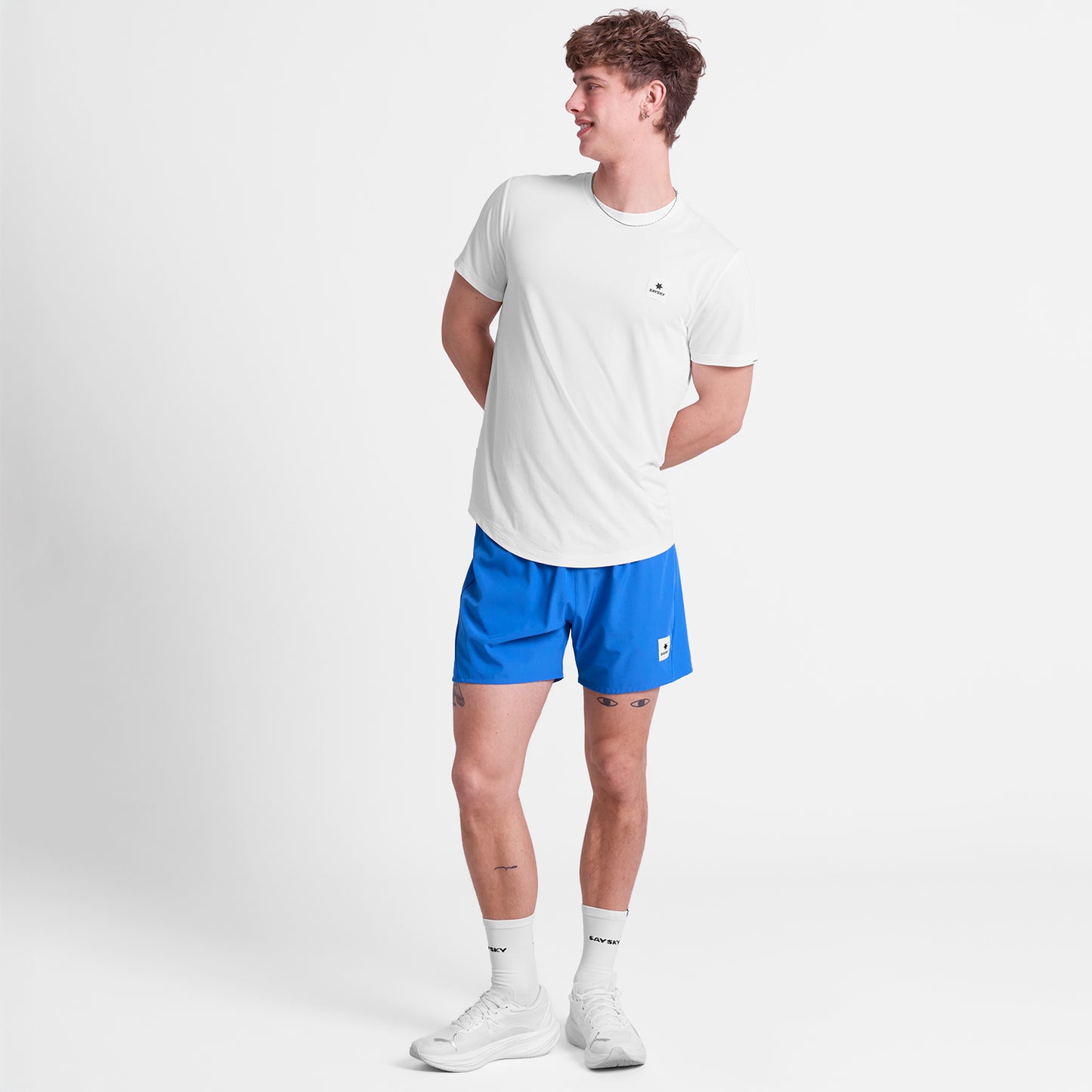 PACE SHORTS 5" | LIGHT BLUE - SAYSKY