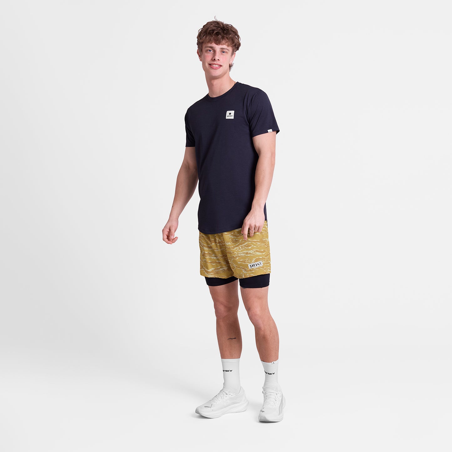 PACE 2 IN 1 SHORTS 5" | TIGER GRIND - SAYSKY