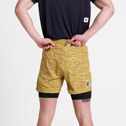 PACE 2 IN 1 SHORTS 5" | TIGER GRIND - SAYSKY