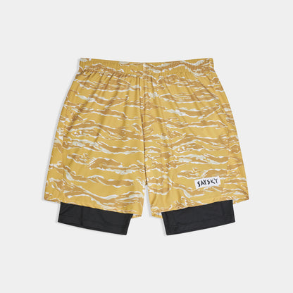 PACE 2 IN 1 SHORTS 5" | TIGER GRIND - SAYSKY