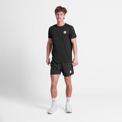 PACE SHORTS 5" | ZIG ZAG BLACK - SAYSKY