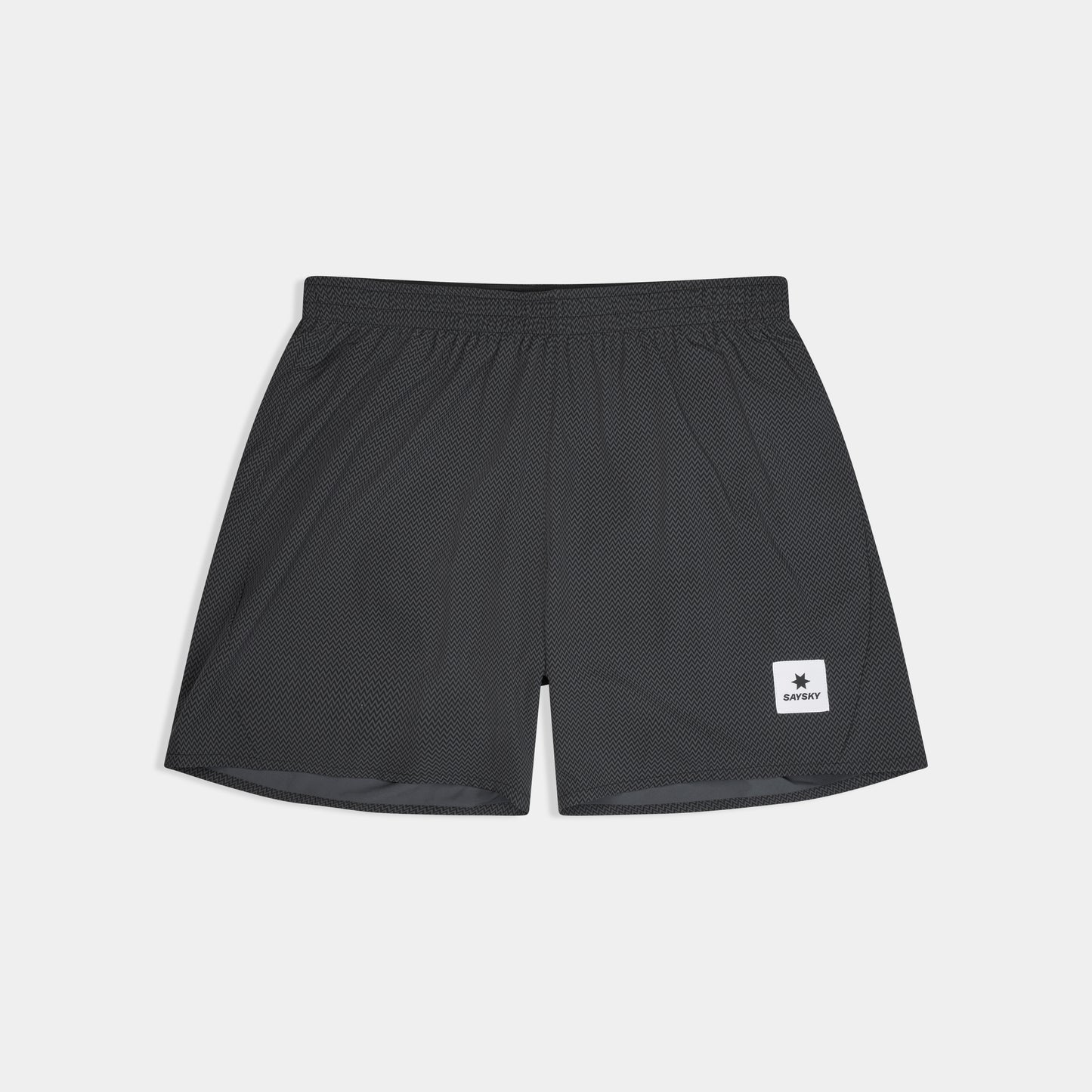 PACE SHORTS 5" | ZIG ZAG BLACK - SAYSKY