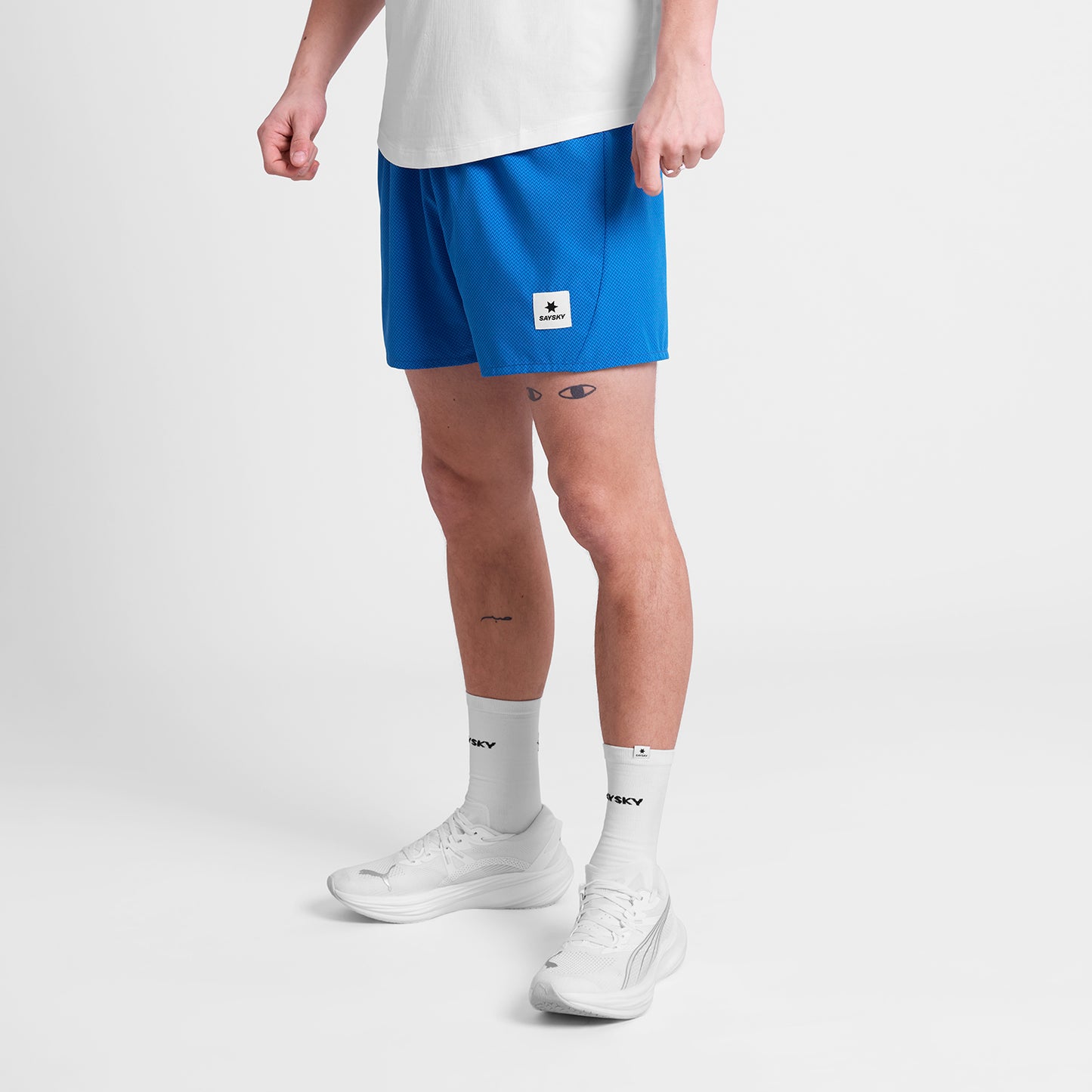 PACE SHORTS 5" | ZIG ZAG BLUE - SAYSKY
