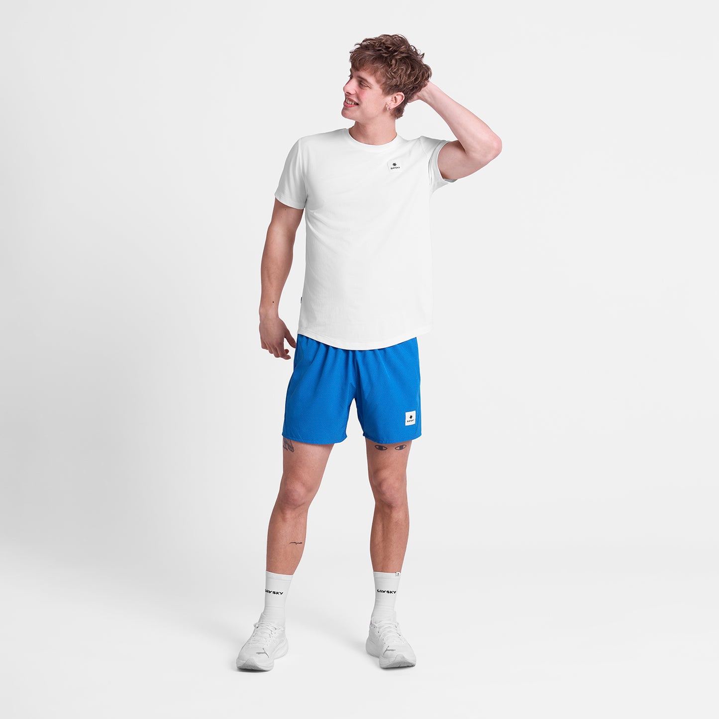 PACE SHORTS 5" | ZIG ZAG BLUE - SAYSKY