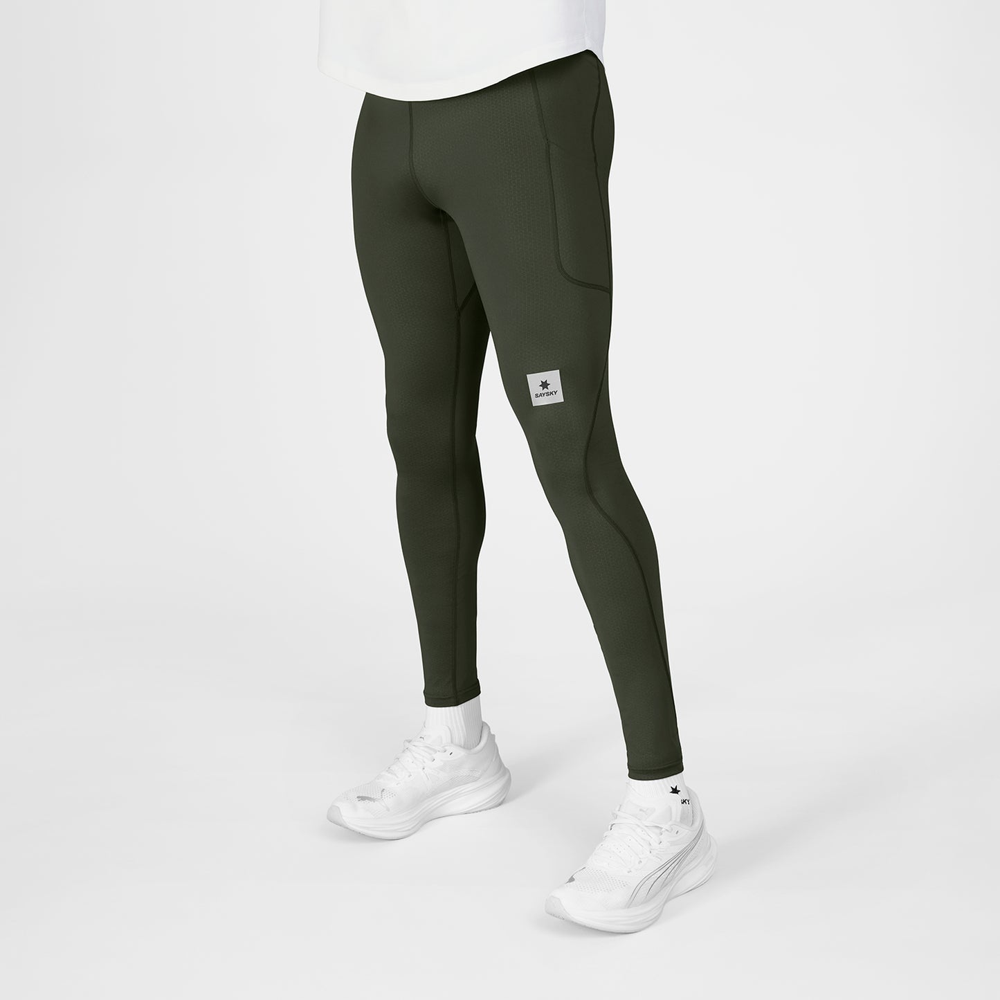 COMBAT+ LONG TIGHTS | GREEN - SAYSKY