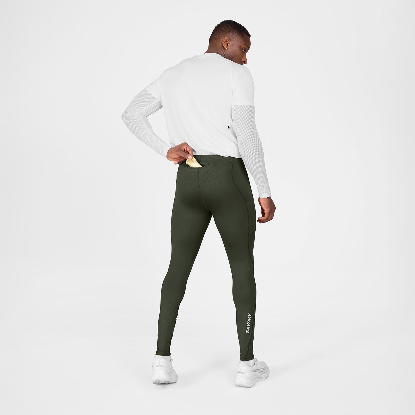 COMBAT+ LONG TIGHTS | GREEN - SAYSKY