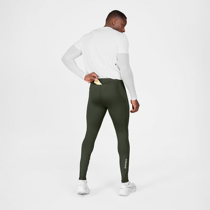 COMBAT+ LONG TIGHTS | GREEN - SAYSKY