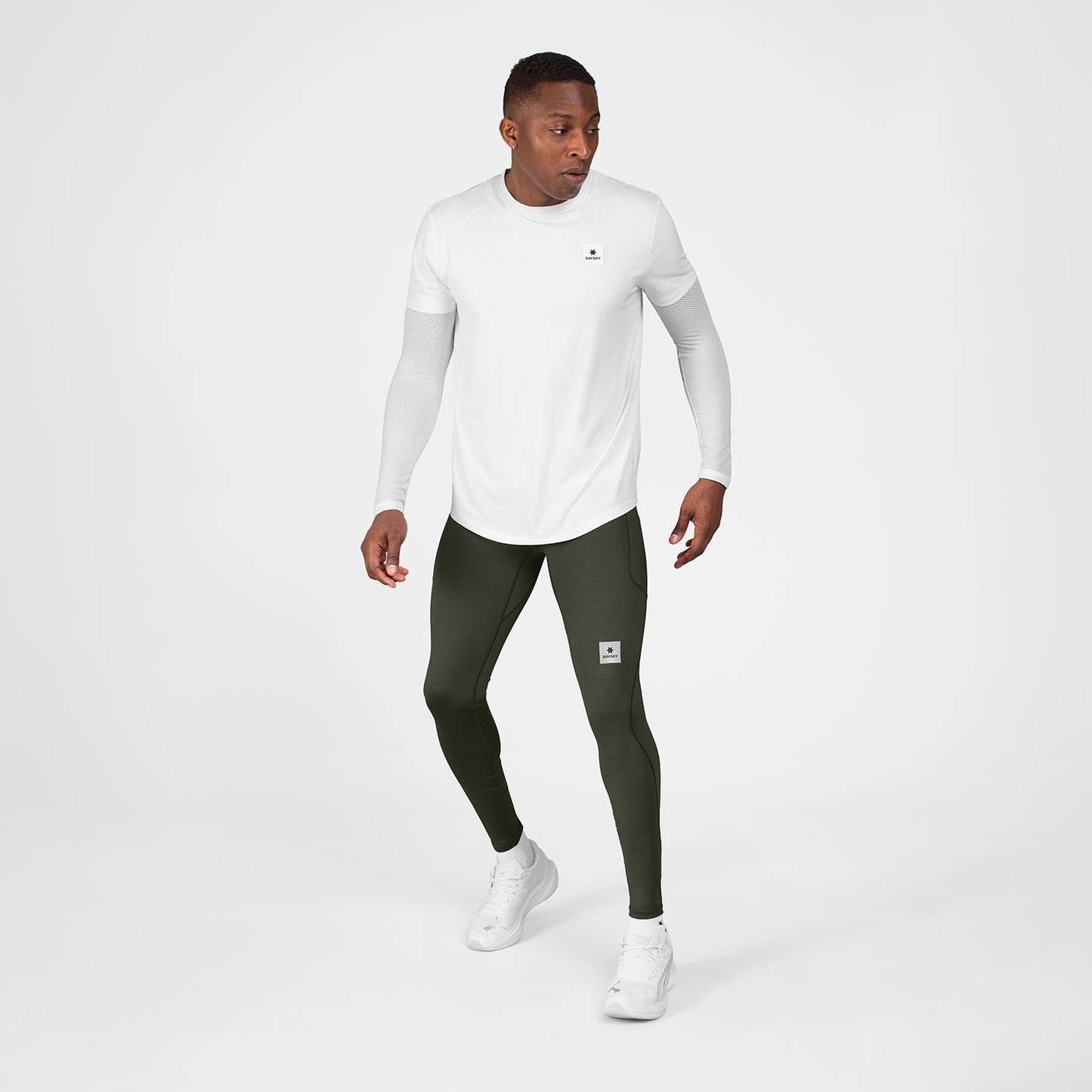 COMBAT+ LONG TIGHTS | GREEN - SAYSKY