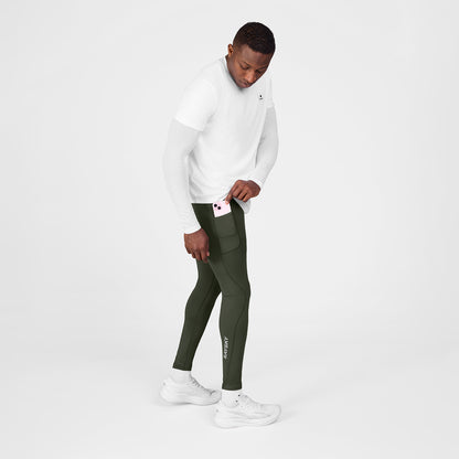 COMBAT+ LONG TIGHTS | GREEN - SAYSKY