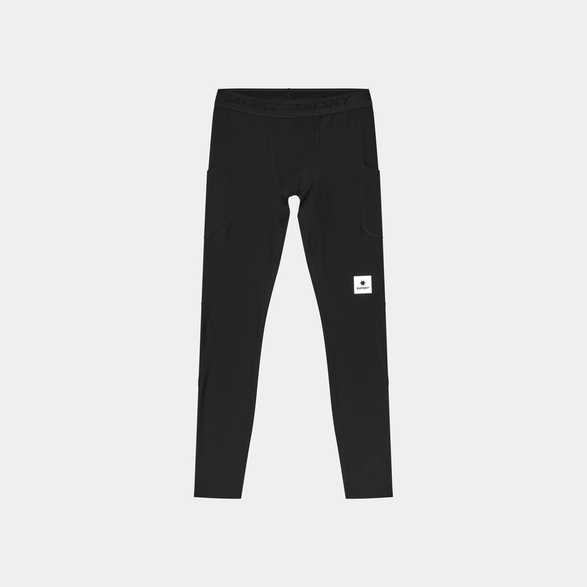 COMBAT+ RIB LONG TIGHTS | BLACK