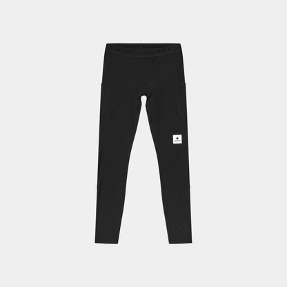 COMBAT+ RIB LONG TIGHTS | BLACK