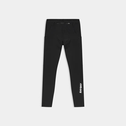 COMBAT+ RIB LONG TIGHTS | BLACK