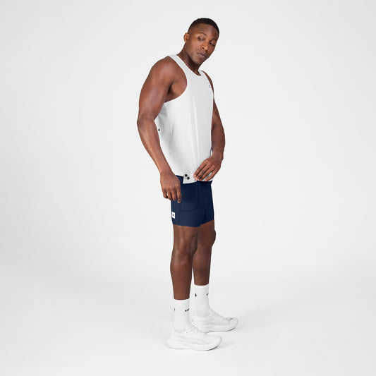 COMBAT+ RIB SHORT TIGHTS 8" | BLUE - SAYSKY