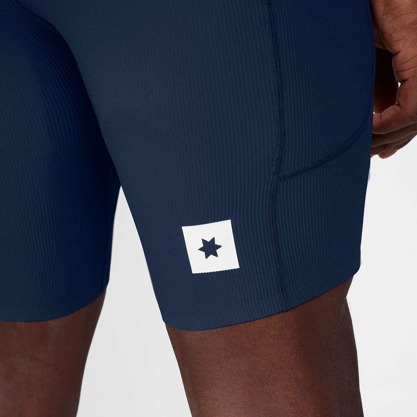 COMBAT+ RIB SHORT TIGHTS 8" | BLUE - SAYSKY